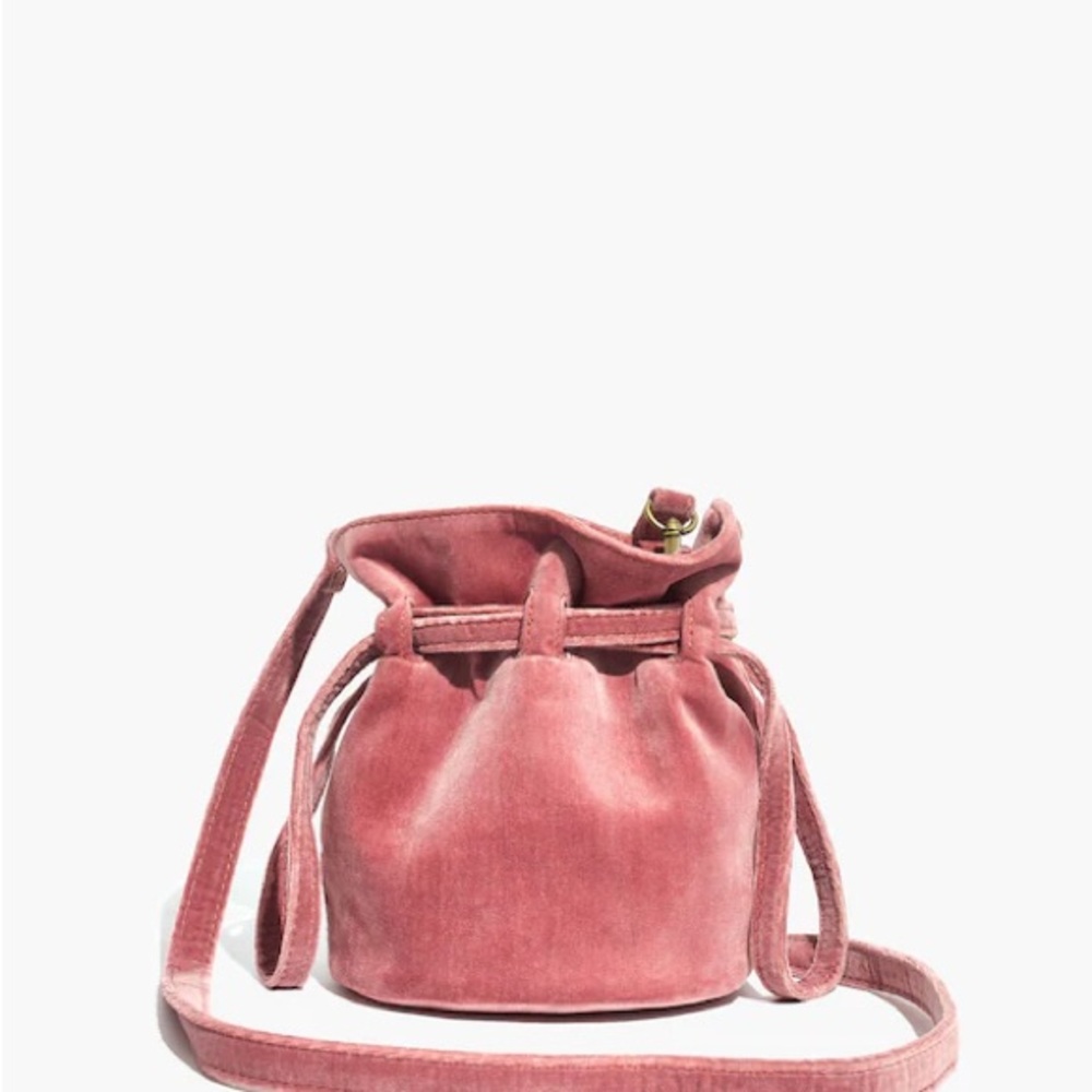 The Florence Drawstring Crossbody Bag in Velvet by Madewell